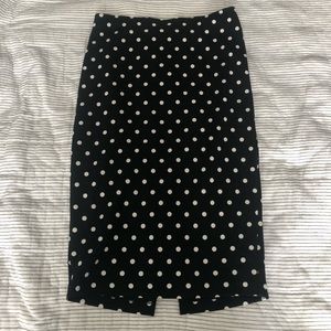 Express polka dot skirt